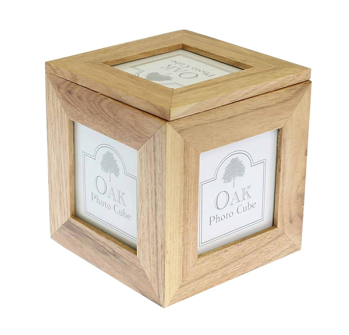 Personalised Oak Photo Cube Keepsake Box featured in Photo Valentines Gift Guide by Verily Victoria Vocalises