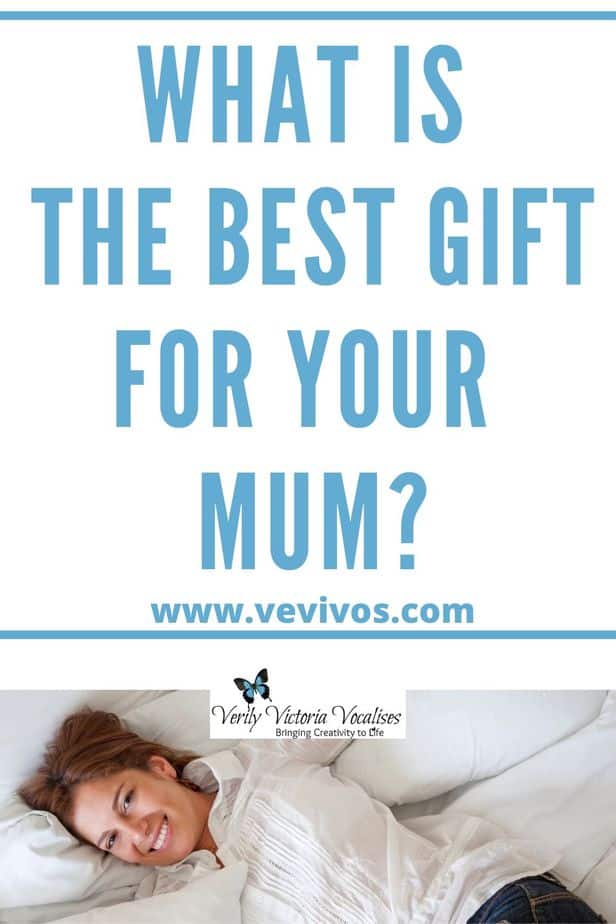 Pinnable image of a mum laying in bed