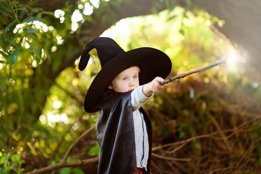 A child dressed as Harry Potter for World Book Day