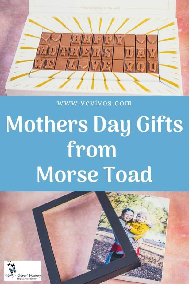 A personalised chocolate memory box. A fantastic Mothers Day Gift Idea from Morse Toad. This consists of a box of specially formed chocolates, your choice of photograph and the option to add a frame. #vevivos #mothersday #mothersdaygift #chocolate #gifts