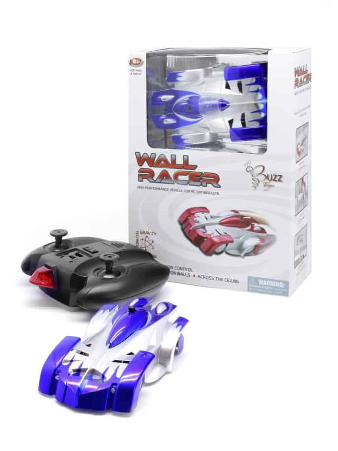 Wall racer remote controlled car in blue