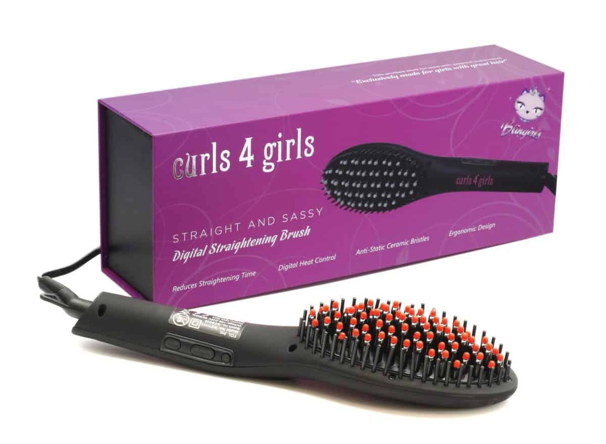 CURLS 4 GIRLS DIGITAL STRAIGHTENING BRUSH