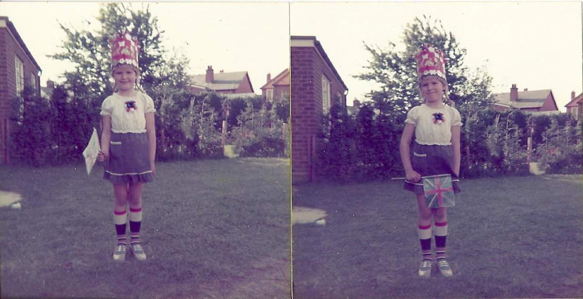 Photos of me in my winning Jubilee crown from 1977