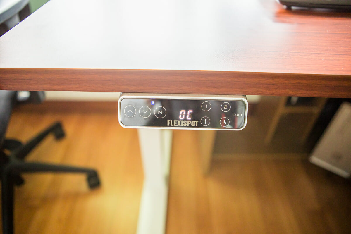 Settings on the Flexispot Standing Desk