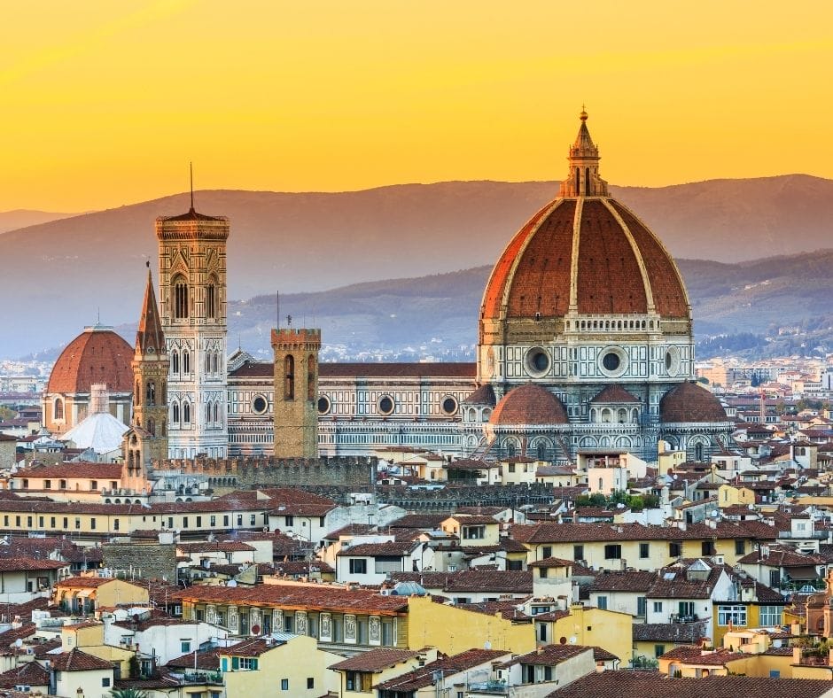 The city of Florence in Italy